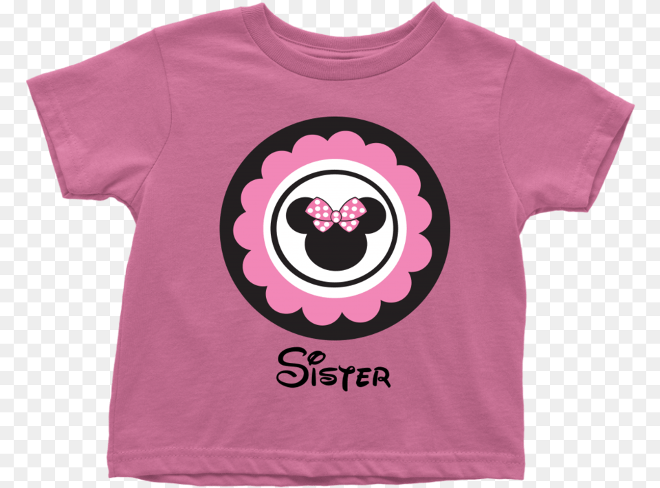 Minnie Mouse Inspired Sister Toddler T Shirt T Shirt, Clothing, T-shirt Png Image