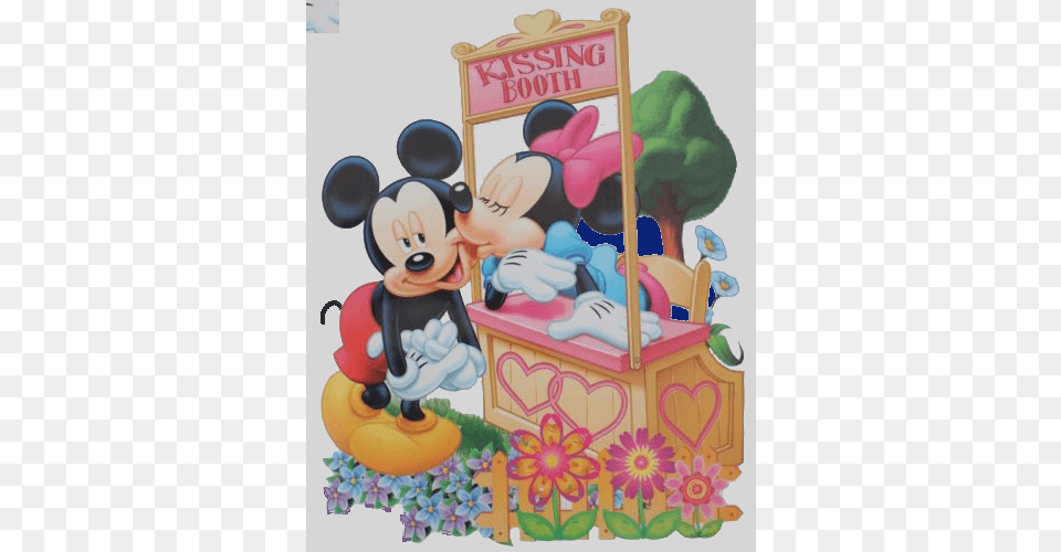 Minnie Mouse Kiss You, Birthday Cake, Cake, Cream, Dessert Free Transparent Png