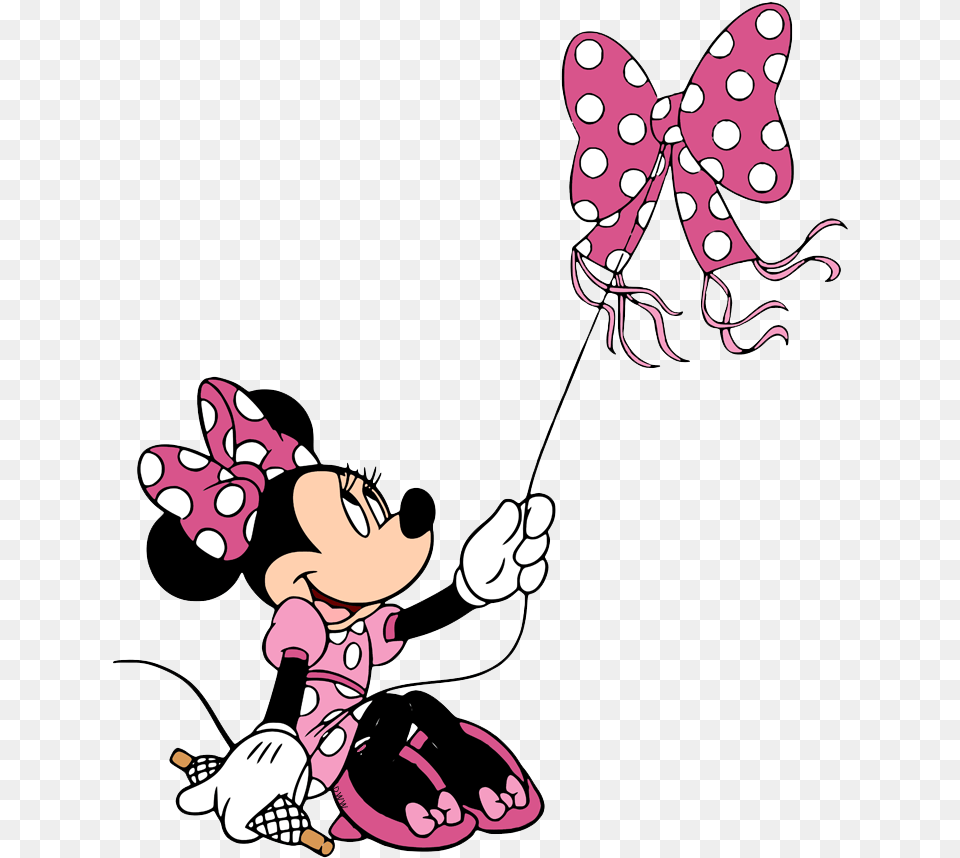 Minnie Mouse Kite, Purple, Cartoon, Book, Comics Free Png Download