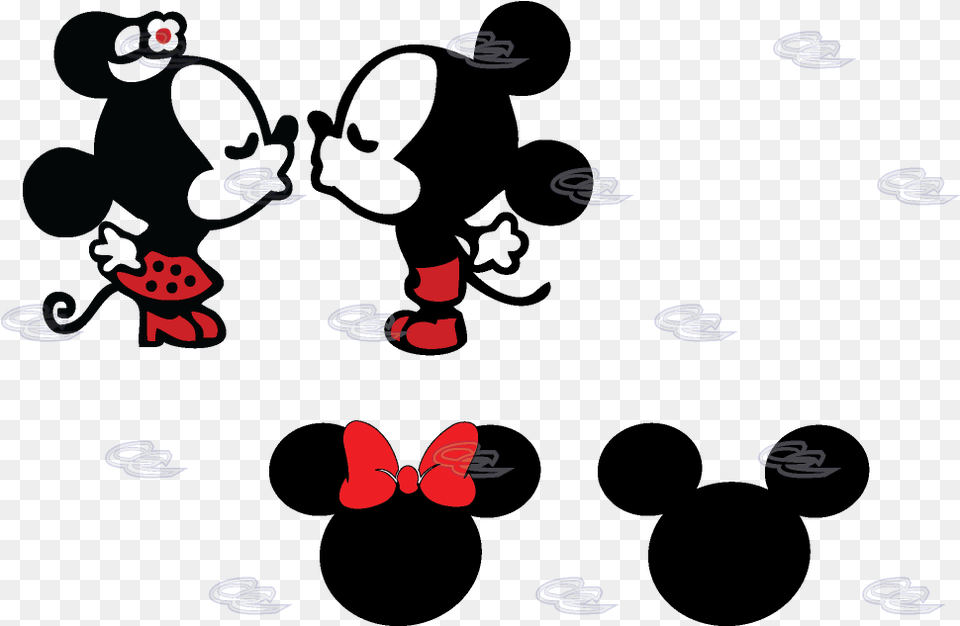 Minnie Mouse Mickey Mouse Decal Sticker The Walt Disney Cute Mickey Mouse And Minnie Mouse, Clothing, Footwear, Shoe, Pattern Png Image