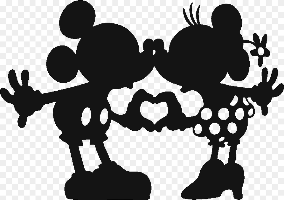 Minnie Mouse Mickey Mouse The Walt Disney Company Silhouette Mickey Minnie Mouse Silhouette, Accessories, Baby, Jewelry, Person Free Transparent Png