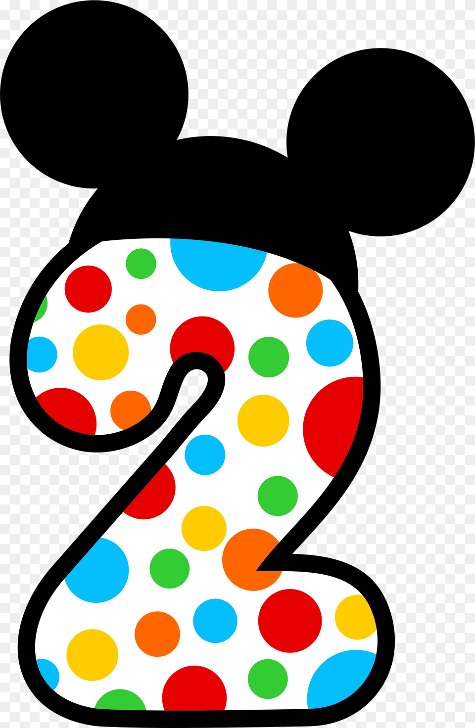 Minnie Mouse Number 2, Symbol, Text, Pattern Free Transparent Png