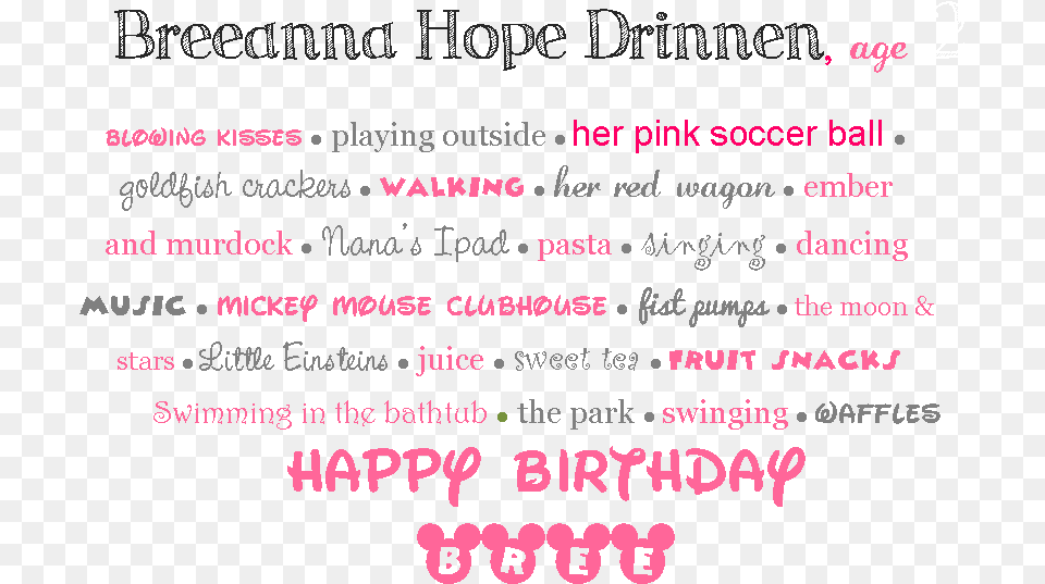Minnie Mouse Party Fonts Disney Font, Blackboard, Text Free Png