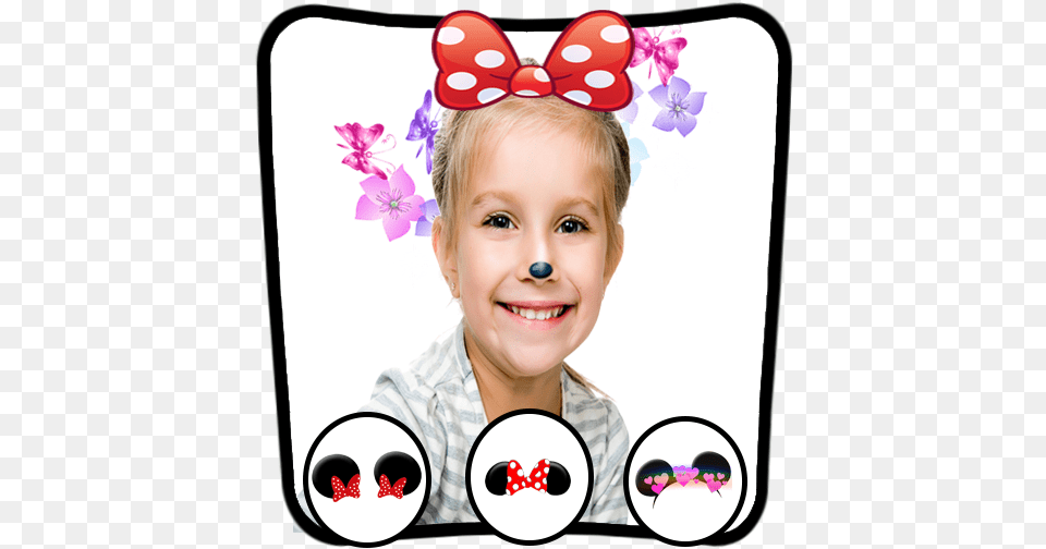 Minnie Mouse Photo Stickers Google Play Review Aso Happy, Accessories, Face, Head, Person Free Transparent Png