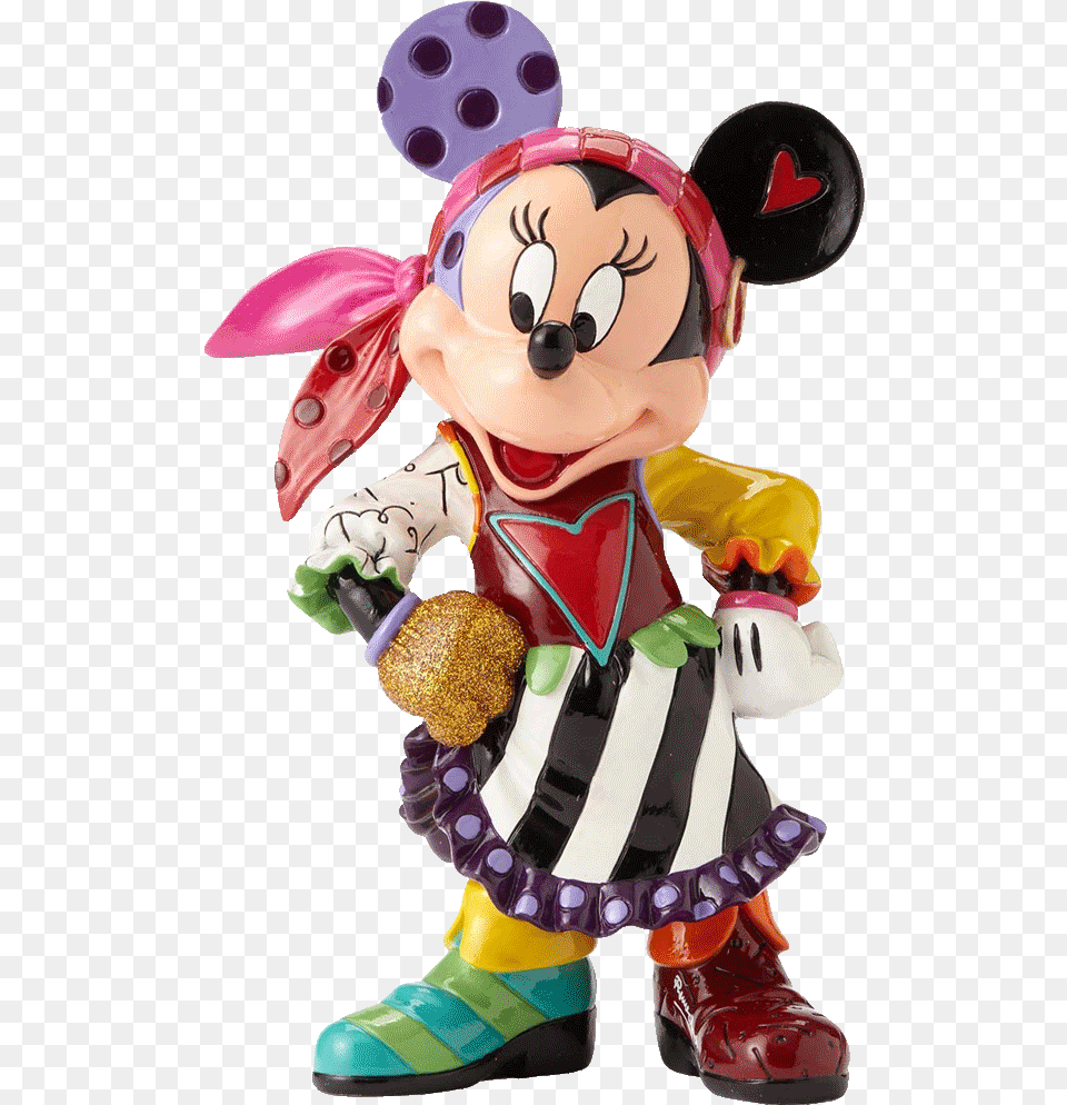 Minnie Mouse Pirate Figurine Available At Karin39s Florist Enesco Disney By Britto Minnie Mouse Pirate Figurine, Baby, Person, Clothing, Footwear Png Image