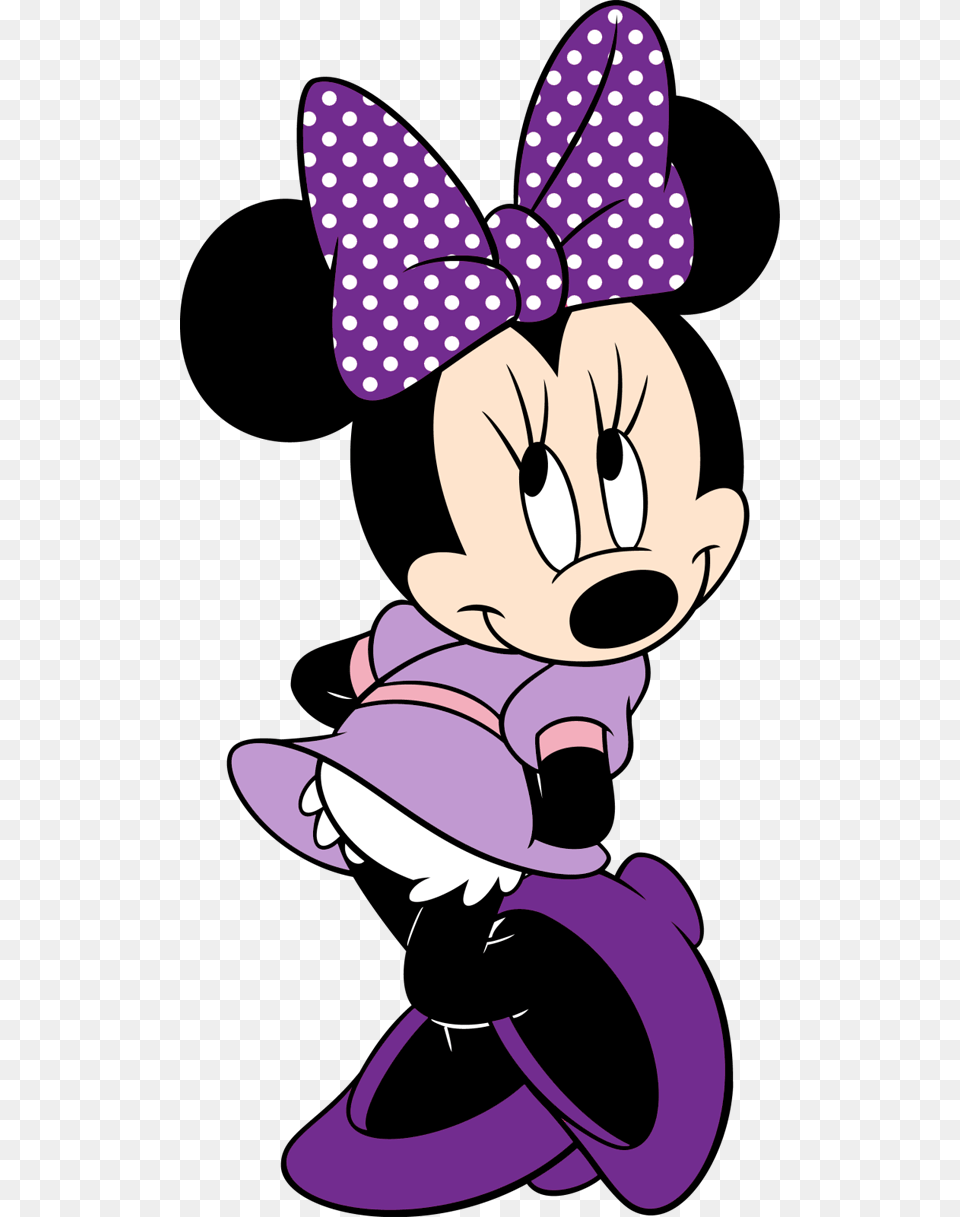 Minnie Mouse Purple, Book, Comics, Publication, Cartoon Png Image