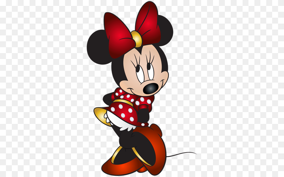 Minnie Mouse Red, Cartoon Free Transparent Png