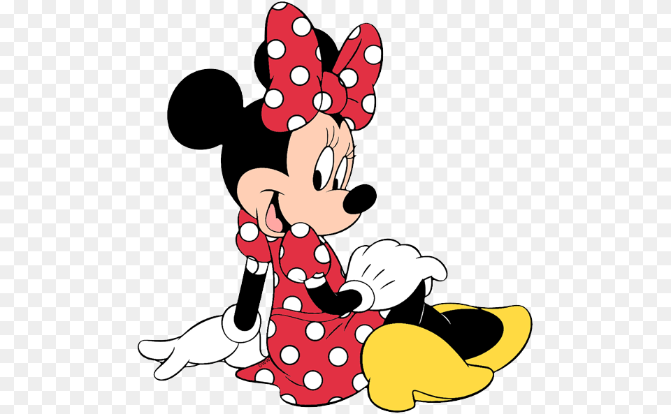 Minnie Mouse Red Red Minnie Mouse Clip Art, Pattern, Cartoon, Baby, Person Png Image