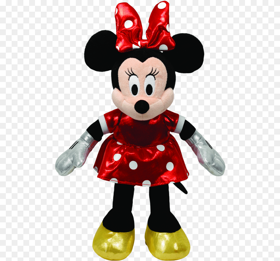 Minnie Mouse Red Sparkle Beanie Babies Sparkle Minnie And Mickey Beanie Babies, Toy, Plush Free Png