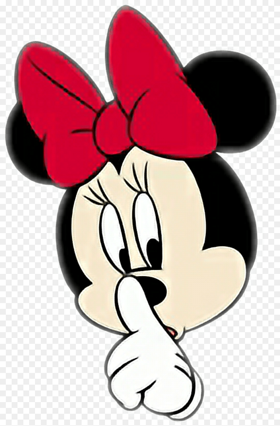 Minnie Mouse Shh Download Minnie Mouse Shhh, Cutlery, Spoon, Cartoon, Baby Free Png