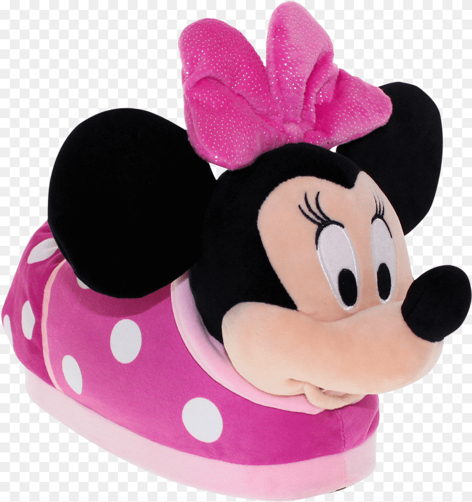 Minnie Mouse Slippers Pink, Cushion, Home Decor, Plush, Toy Free Transparent Png