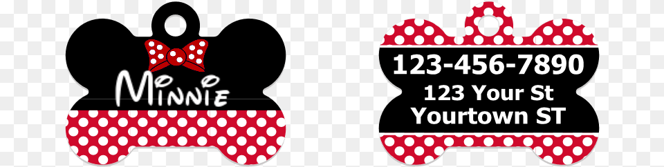 Minnie Mouse Tag Design, Pattern, Bag, Birthday Cake, Cake Free Png Download