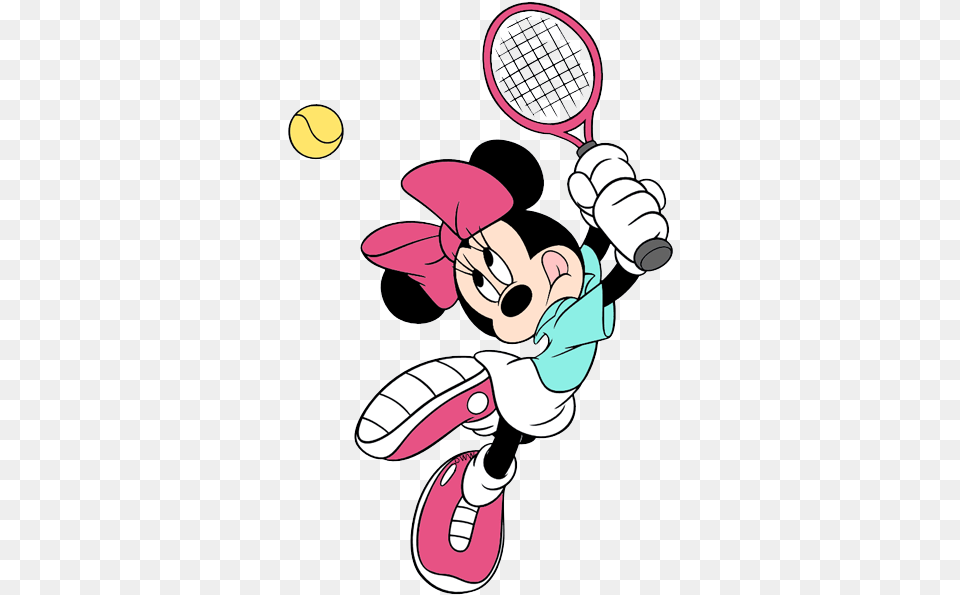 Minnie Mouse Touch Of Disney Dimensional Sticker Mickey Mouse Amp, Racket, Cartoon, Face, Head Free Png Download