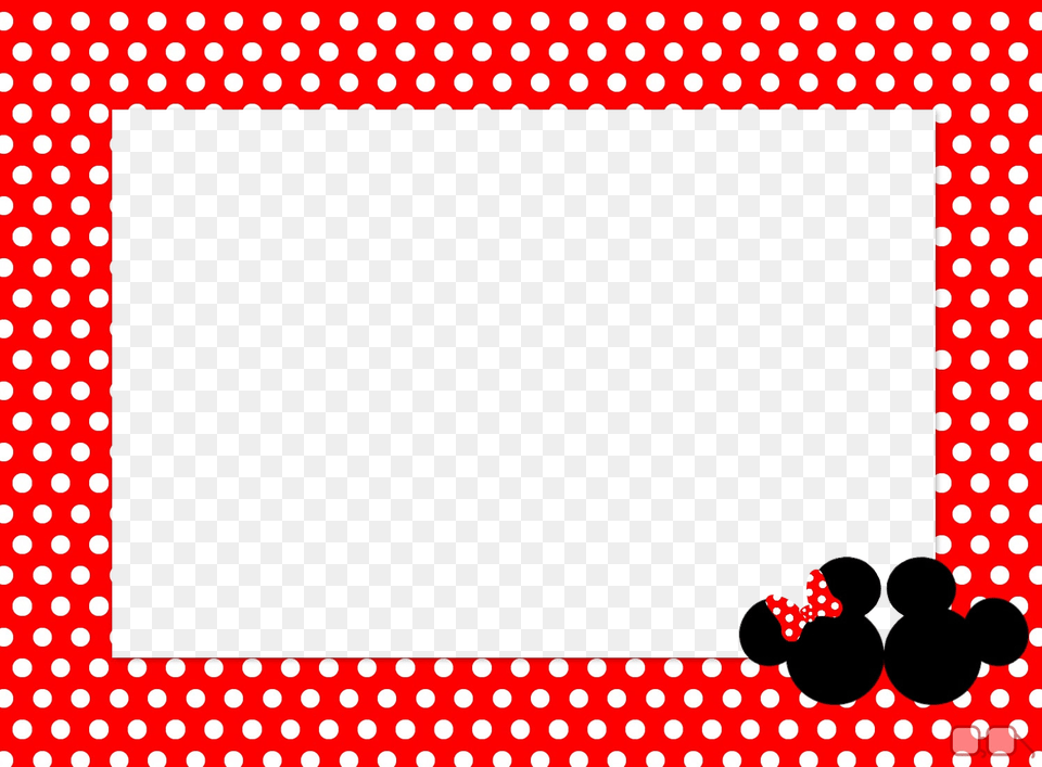 Minnie Mouse Frame Gallery Yopriceville Paper Plate Hand Work, Pattern, Polka Dot, Blackboard Free Transparent Png