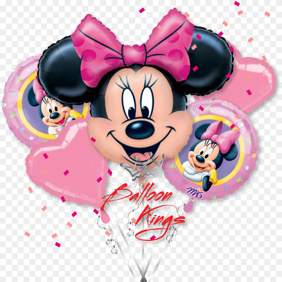 Minnie Mouse Happy 2nd Birthday Girl, Balloon Free Transparent Png