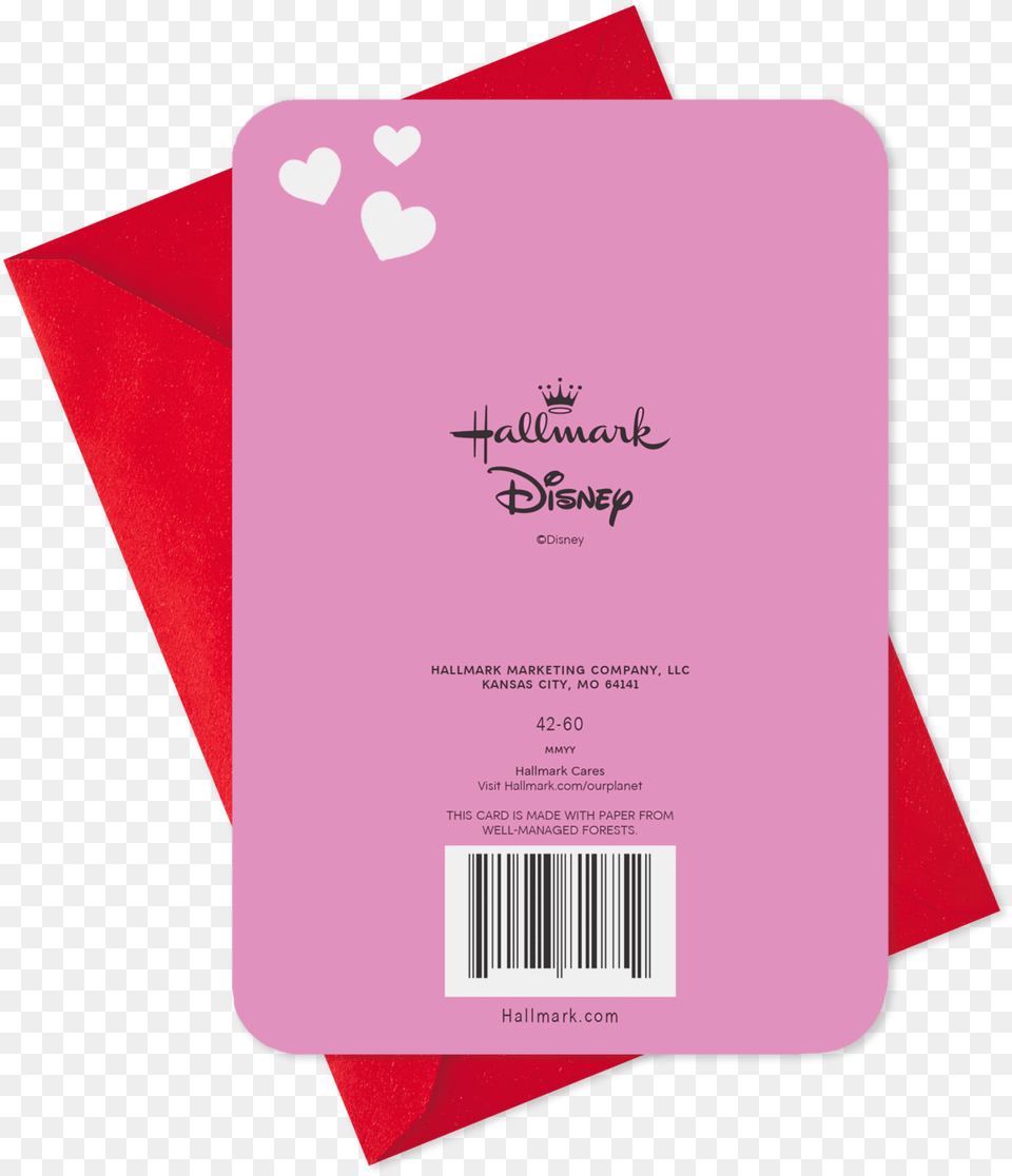 Minnie Mouse Valentine39s Day Card For Granddaughter Hallmark Cards, Paper, Text, Business Card Free Png Download