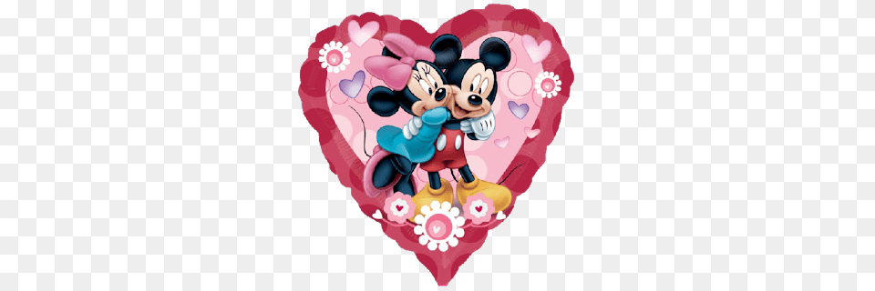 Minnie Mouse Valentines Clipart, Heart Free Transparent Png