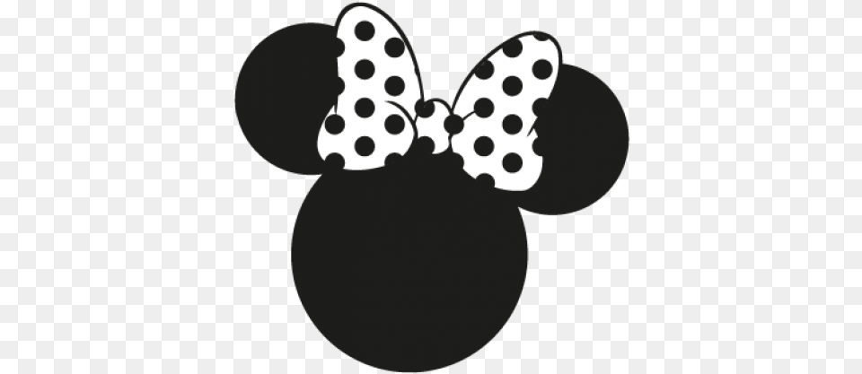 Minnie Mouse Vector Minnie Mouse Ears Black And White, Stencil, Pattern, Berry, Food Png Image