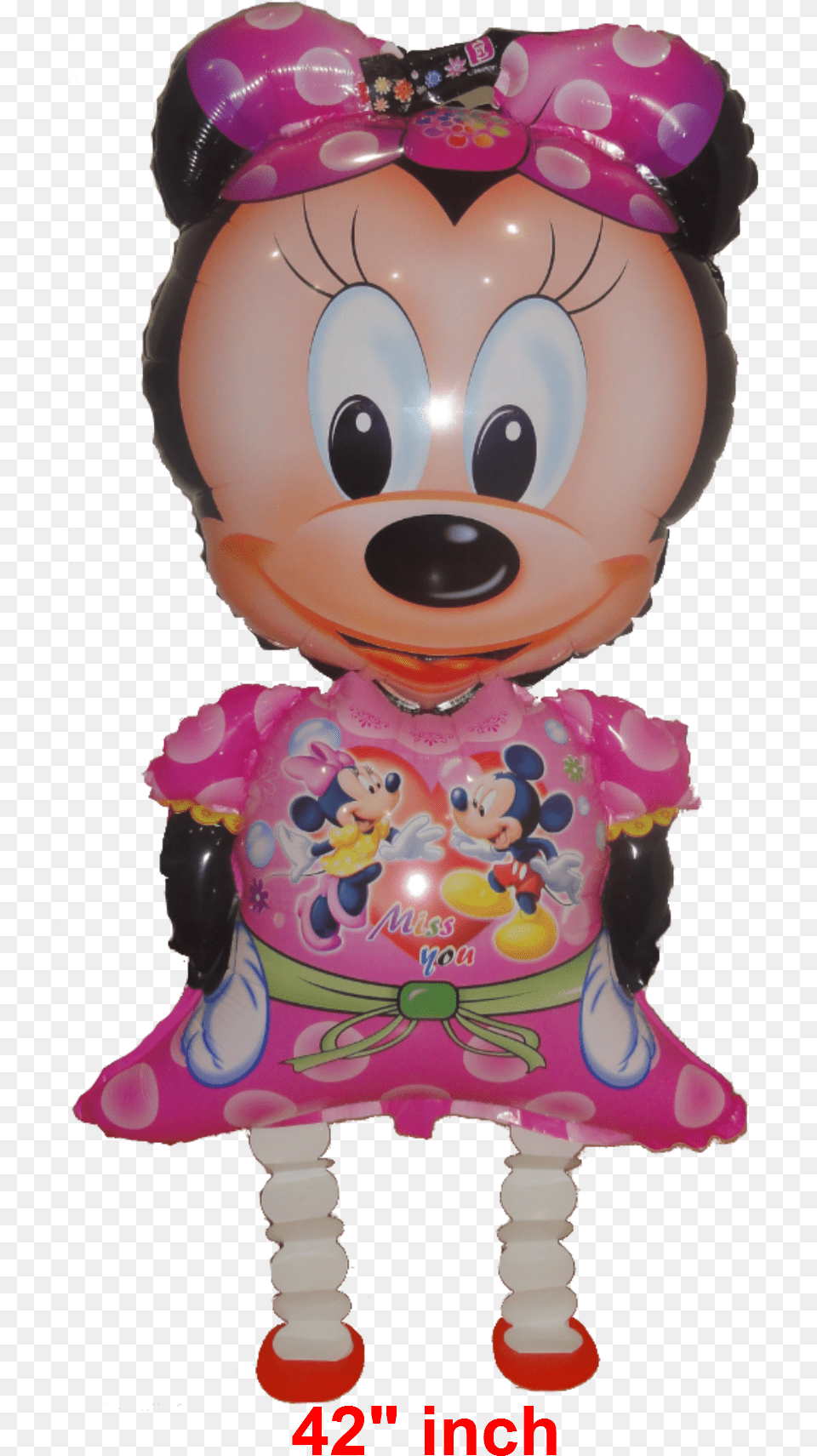 Minnie Mouse Walking Balloons Disney, Toy, Nature, Outdoors, Snow Free Transparent Png
