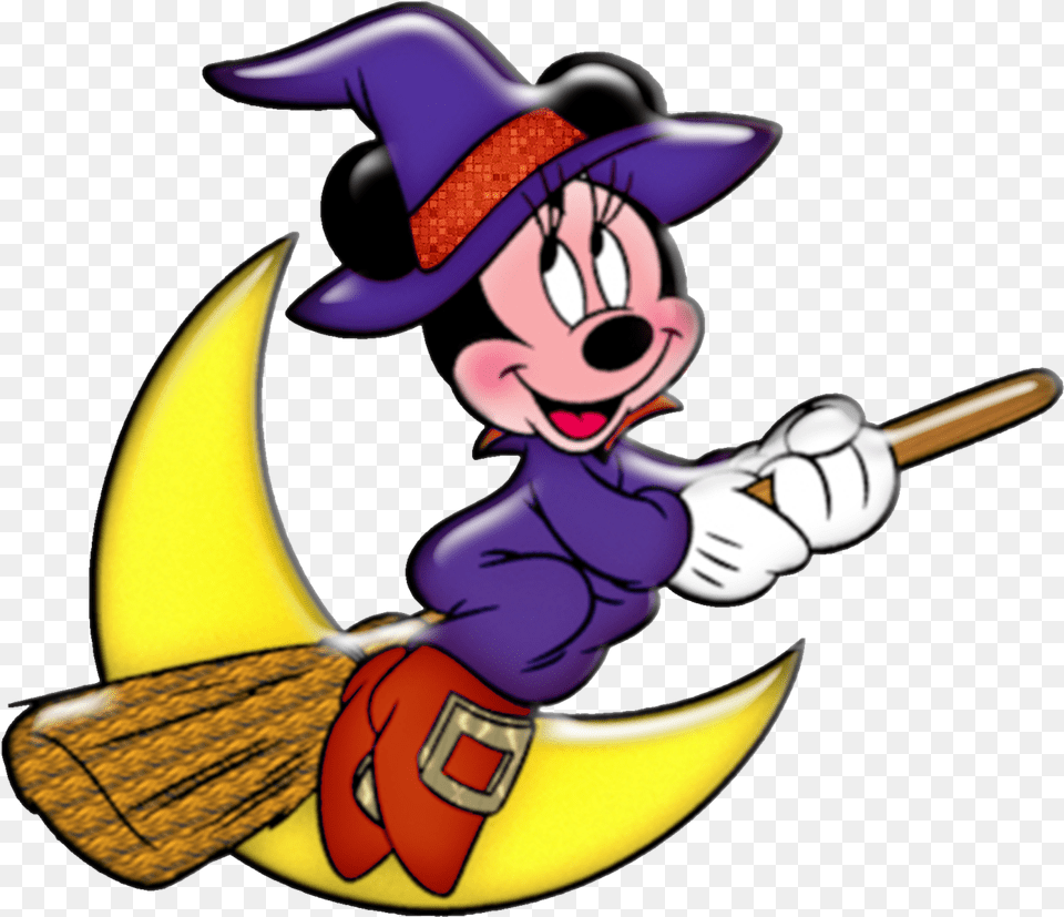 Minnie Mouse Witch Cartoon, Person, Face, Head, Performer Png