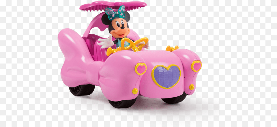 Minnie Pink Bow Rc Voiture Tlcommande Minnie, Figurine, Device, Grass, Lawn Free Png Download
