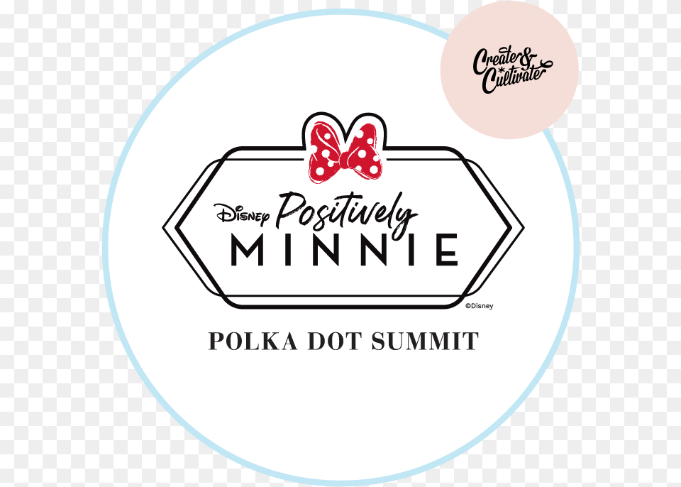 Minnie Polkadot Blocks 02 Circle, Logo, Disk, Sticker, Text Free Png