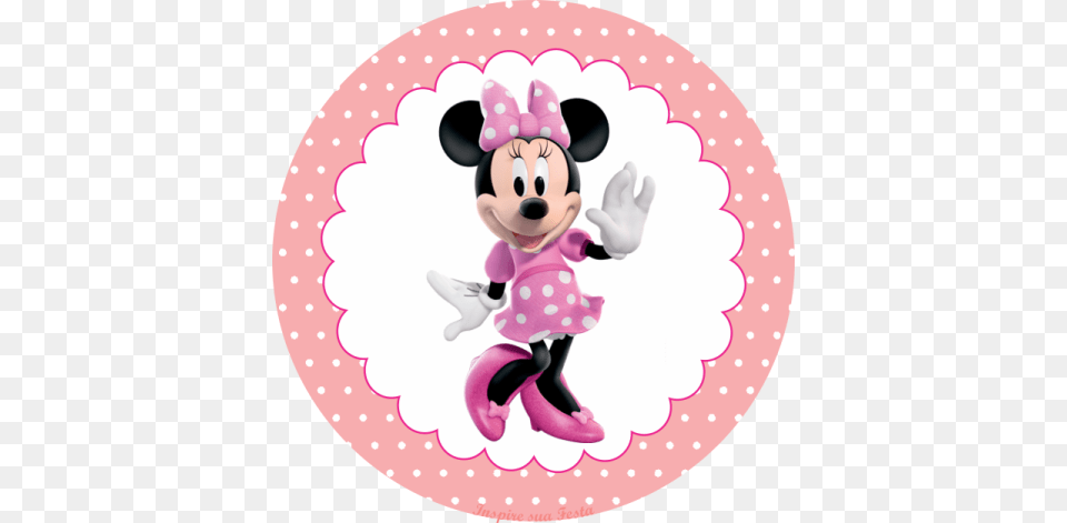 Minnie Rosa Com Marrom Minnie Rosa, Baby, Person Free Png Download