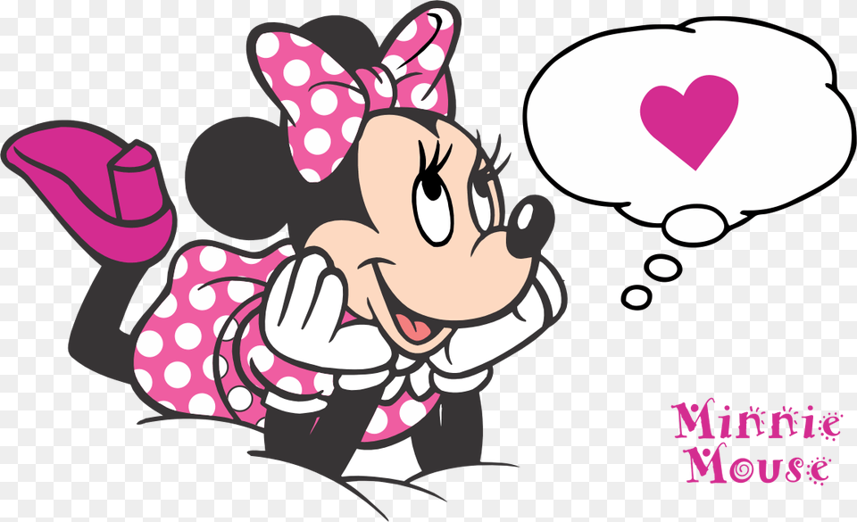 Minnie Rosa Cute Mickey Mouse Cartoon, Book, Comics, Publication, Baby Free Png Download