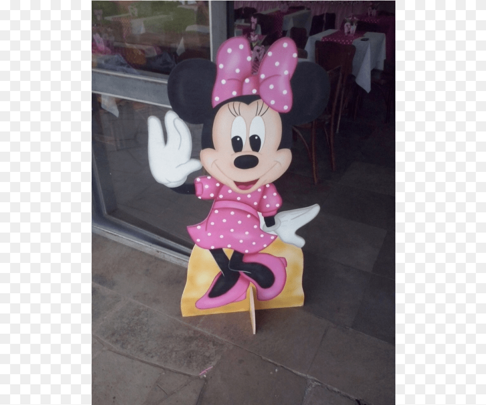 Minnie Rosa I Figurine, Toy, Table, Dining Table, Furniture Png Image