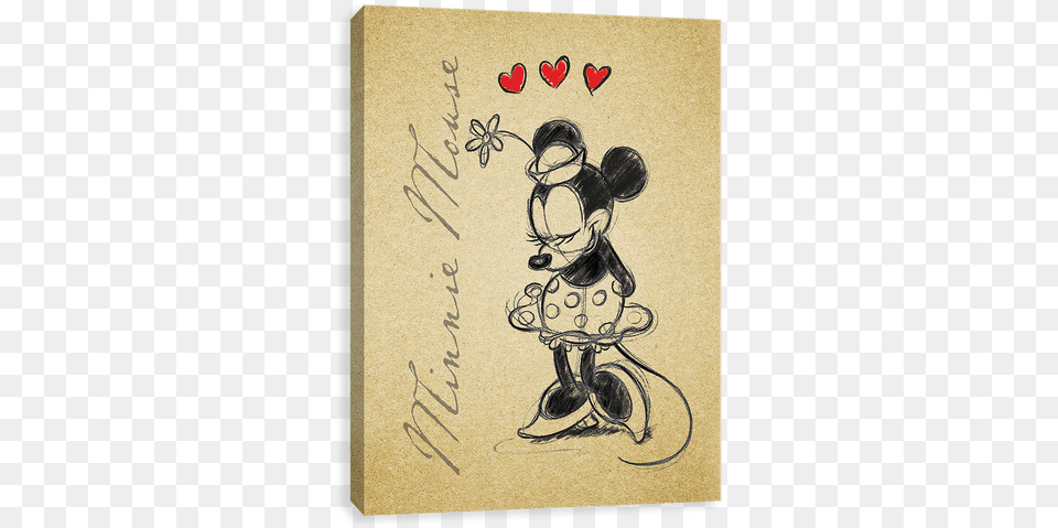 Minnie Sketch Romance Poster Vintage Minnie, Envelope, Greeting Card, Mail, Text Free Png