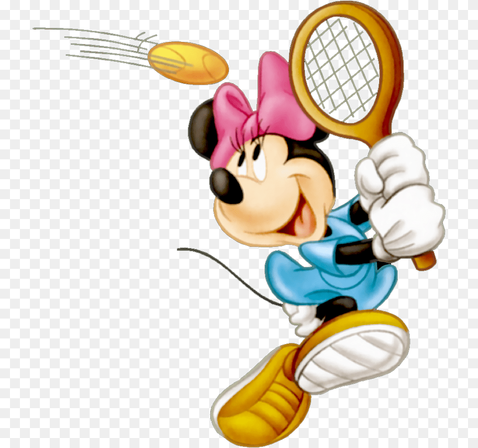 Minnie Tennis Minnie Mouse Tennis, Cartoon, Face, Head, Person Png Image