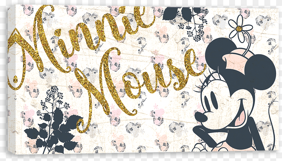 Minnie Vintage Flower Banner Blusa Da Minnie Vintage, Text, Baby, Person, Handwriting Free Transparent Png