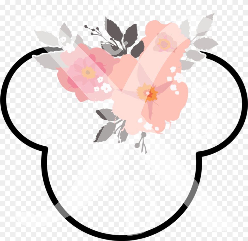 Minnie With Flowers 2 Crazy B, Flower, Plant, Flower Arrangement, Flower Bouquet Free Png Download