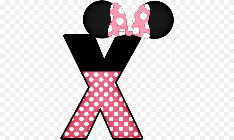 Minnie X Mice Disney Letters And Scrapbook, Pattern, Accessories, Formal Wear, Tie Free Png Download