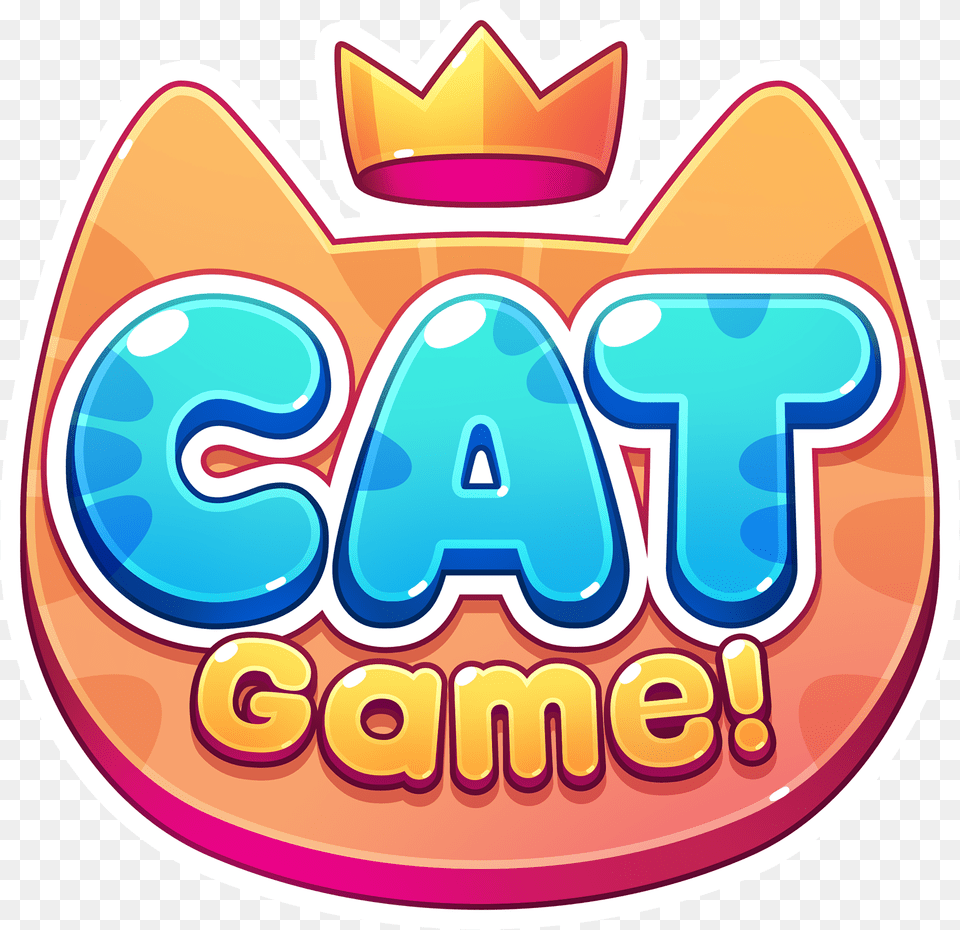 Mino Cat Game, Sticker, Logo, Food, Sweets Free Transparent Png