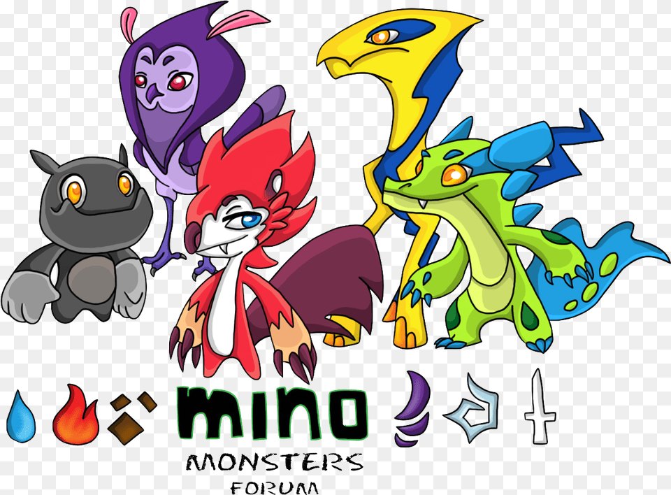 Mino Monsters Minomonsters, Art, Graphics, Book, Comics Free Png