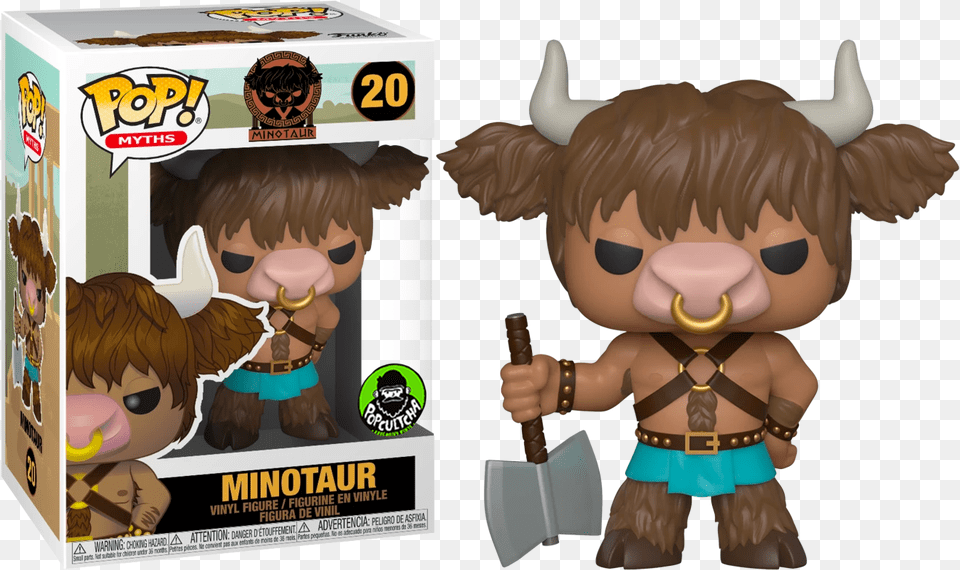 Minotaur Funko Pop Vinyl Figure, Baby, Person, Book, Comics Free Transparent Png