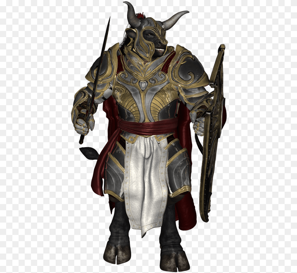 Minotaur Knight Rendory Breastplate, Person, Armor Png