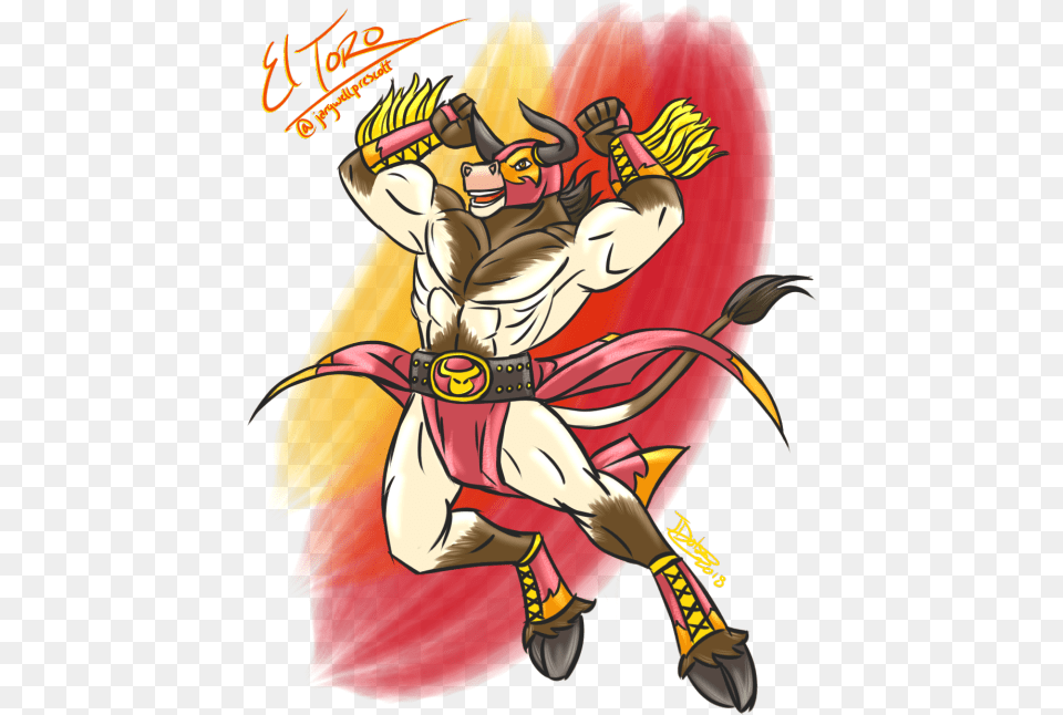 Minotaur Luchador, Book, Comics, Publication, Person Png