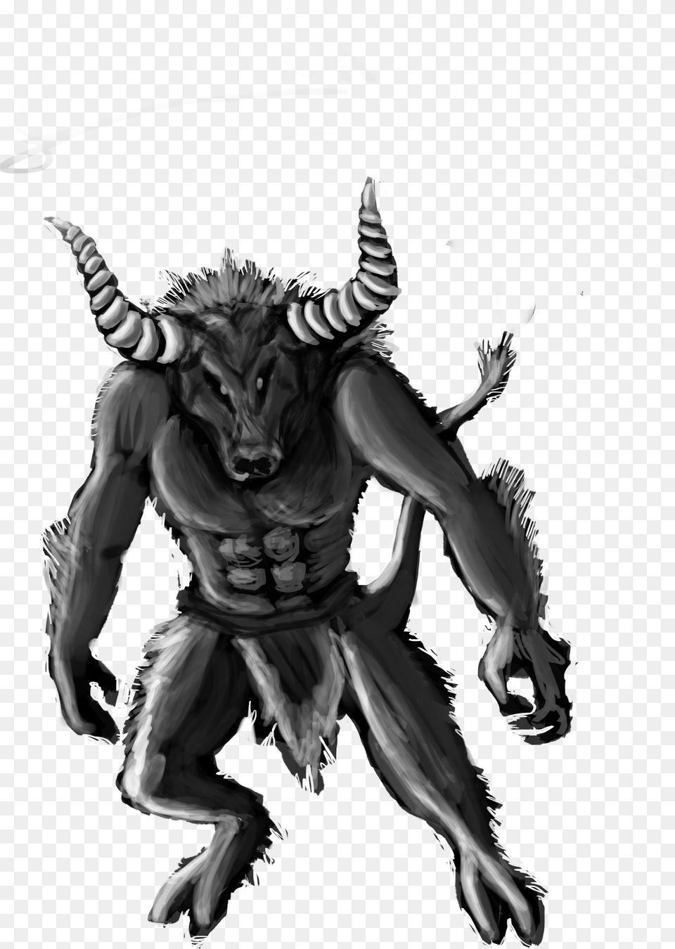 Minotaur Mythical Minotaur, Person, Art, Accessories Png Image