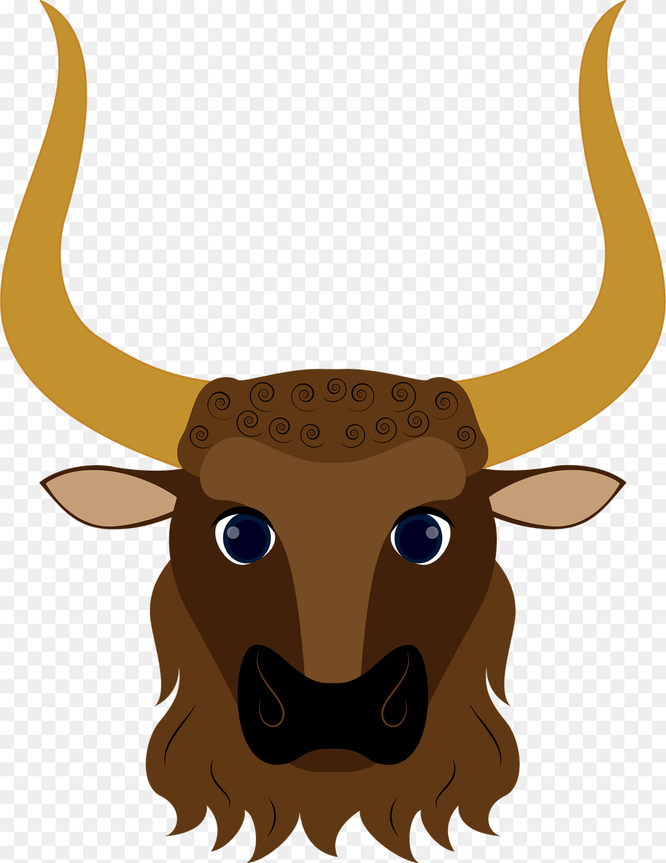 Minotaurs Face Clipart, Animal, Bull, Mammal, Longhorn Png Image