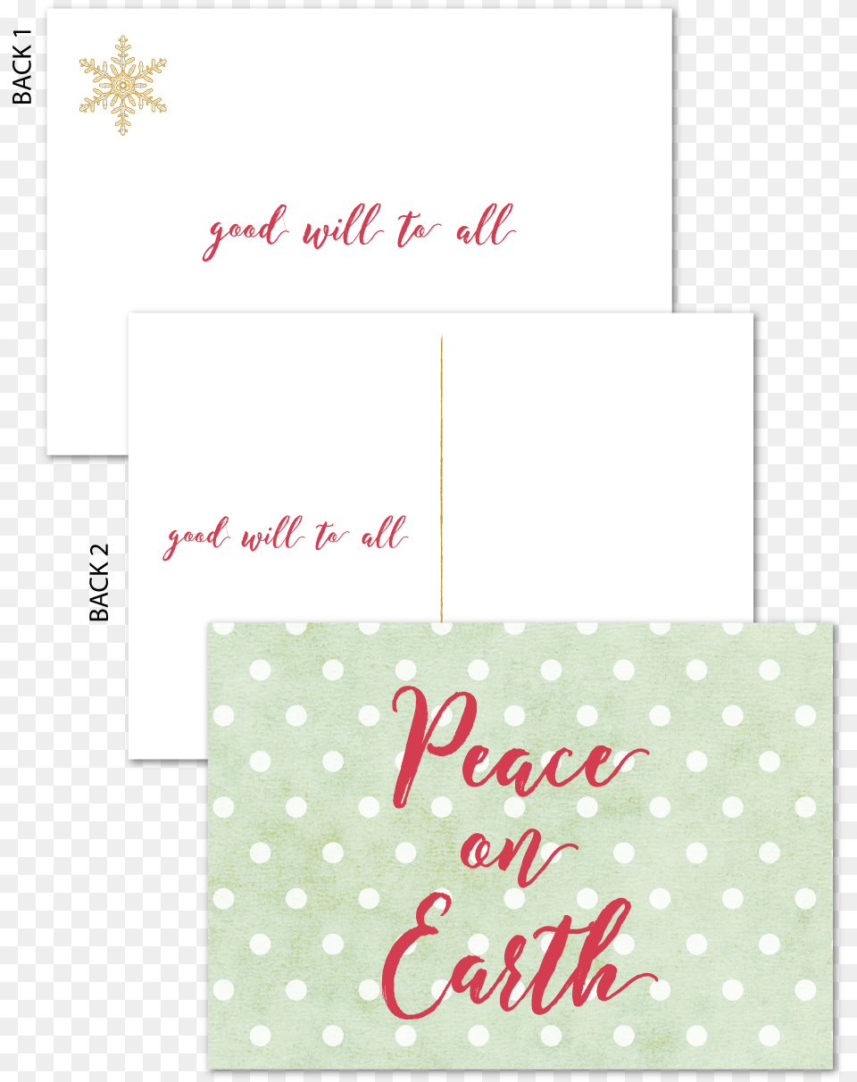 Mint Amp White Dots Holiday Postcarddata Caption Christmas Card, Envelope, Greeting Card, Mail Free Transparent Png