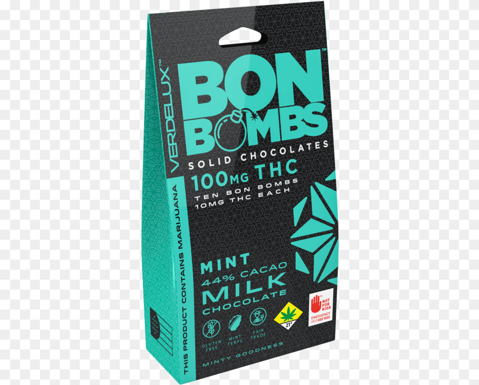Mint Bon Bombs Verdelux Carton, Publication, Advertisement, Poster, Book Free Png