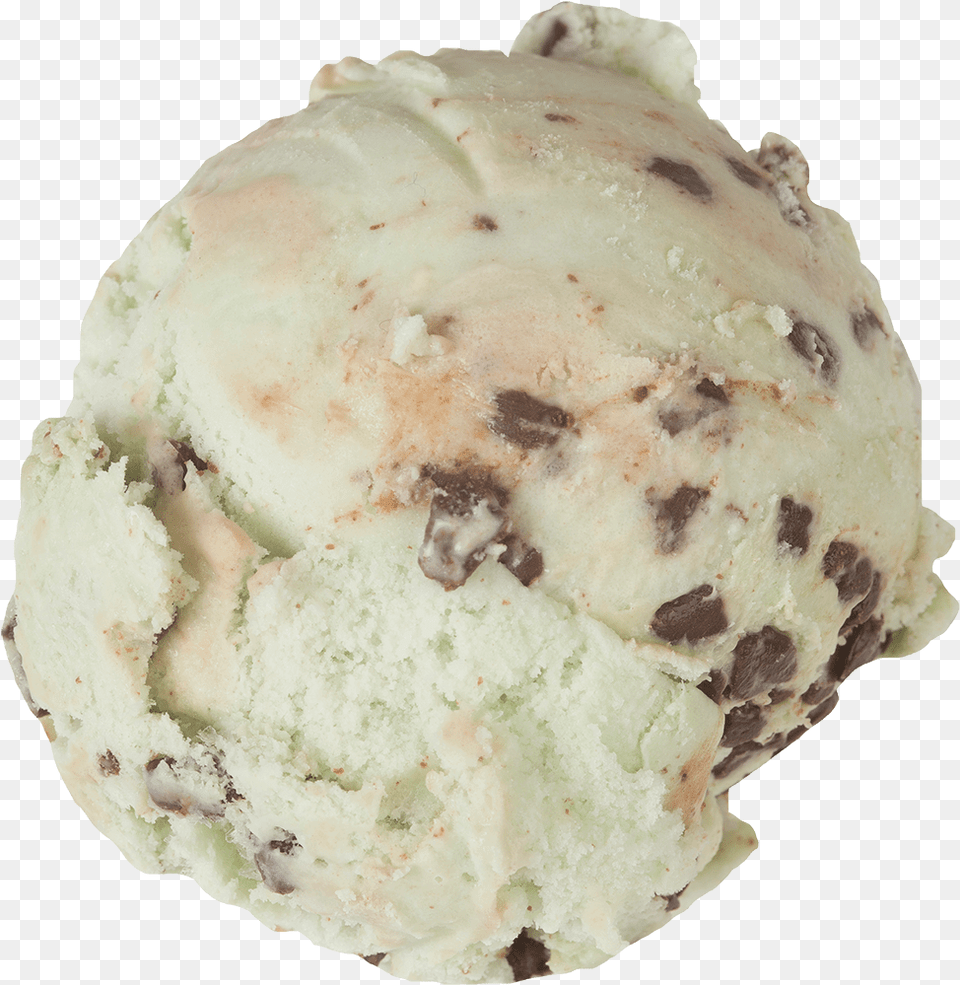 Mint Choc Chip Scoop Gelato, Cream, Dessert, Food, Ice Cream Png Image