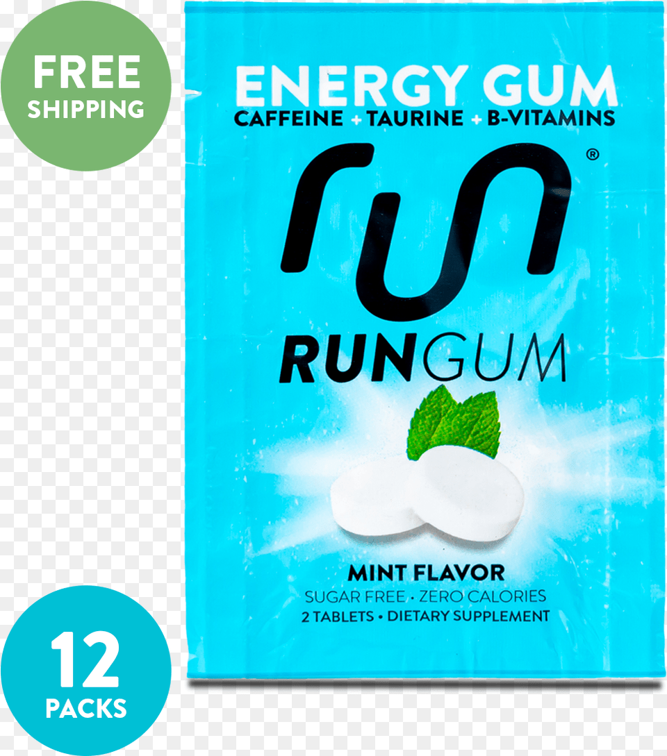 Mint Energy Gum Fresh, Advertisement, Poster Png Image