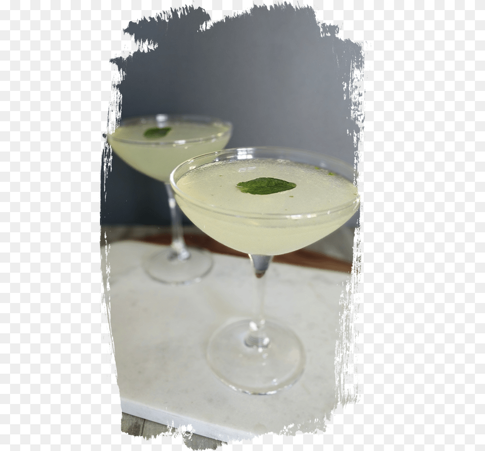 Mint Gimlet, Alcohol, Beverage, Cocktail, Herbs Free Png Download