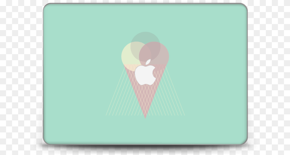 Mint Green Ice Cream Skin Macbook Pro Retina 15 Ice Cream Cone, Dessert, Food, Ice Cream, White Board Png