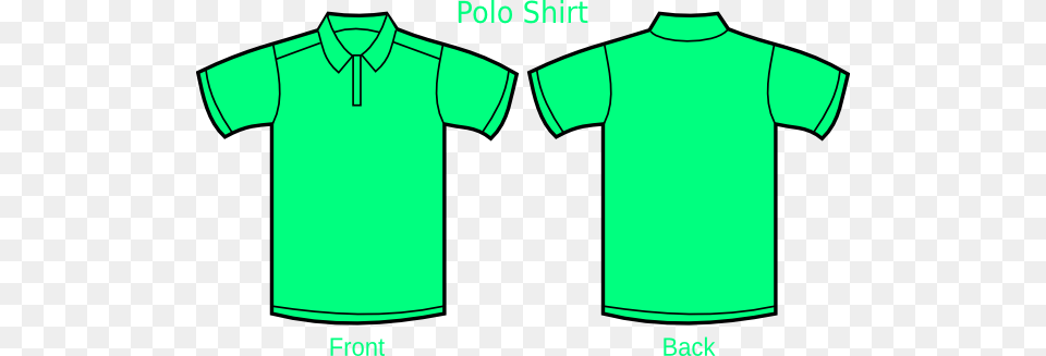 Mint Green Polo Shirt Clip Art, Clothing, T-shirt Png Image