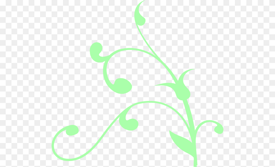 Mint Green Swirl Clip Arts For Web, Art, Floral Design, Graphics, Pattern Free Png