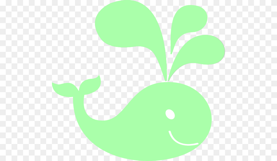 Mint Green Whale Clip Art, Leaf, Plant, Herbal, Herbs Png